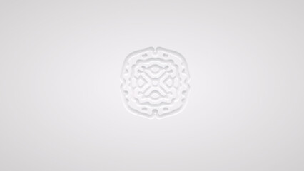 Reaction diffusion organic growing pattern. Cell division.