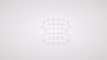 Reaction diffusion organic growing pattern. Cell division.