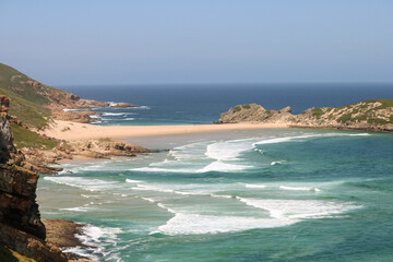 beach at Robberg Nature Reserve, situated 8km south of Plettenberg Bay on the Garden Route - 760942216
