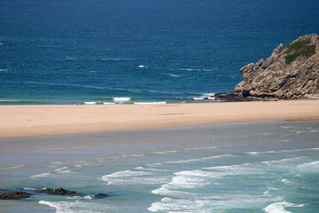 beach at Robberg Nature Reserve, situated 8km south of Plettenberg Bay on the Garden Route - 760942639