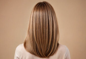 Subtle Ombre Hair Color on Shoulder-Length Cut