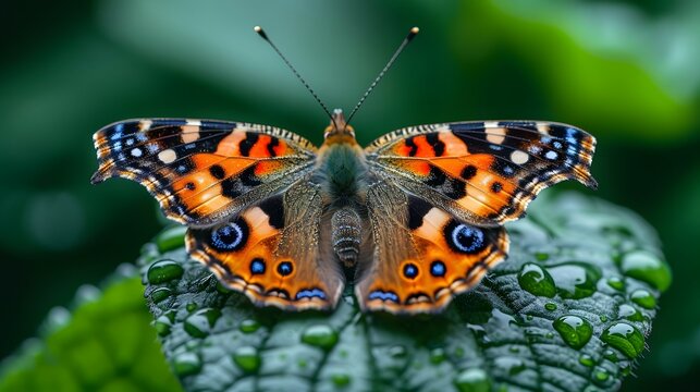 Beautiful butterfly close up photos