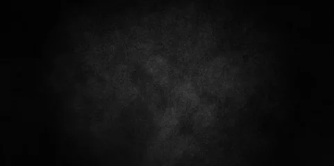 Foto op Plexiglas Abstract grunge background design with textured black stone concrete wall. abstract dark black background backdrop studio, cement concrete wall texture. marble texture background. black paper texture. © Arte Acuático