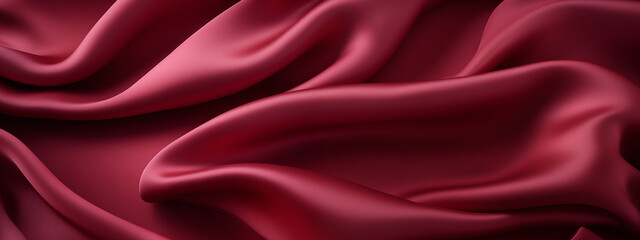 Obraz premium Luxurious Satin Fabric in Elegant Folds