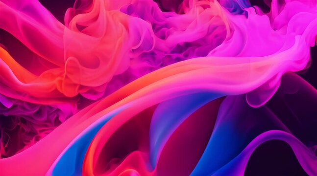 colorful smoke on an abstract background