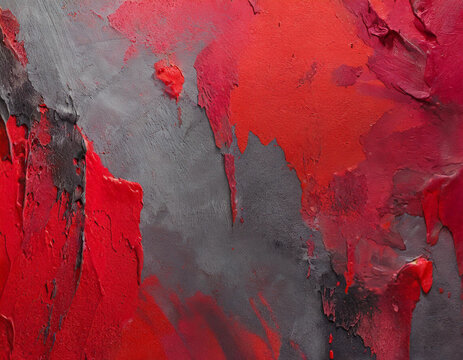 Abstract organic background with grey and red color scheme