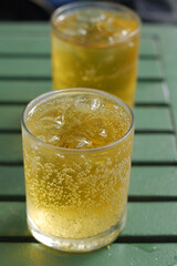 A refreshing drink after a long bushwalk in Springbrook National Park: Quench your thirst with a...