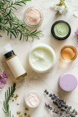 A close-up photo advocating for non-toxic and clean skincare choices AI generated illustration