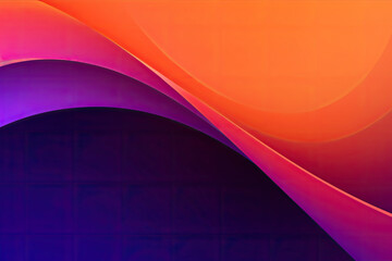 Fototapeta premium Serene Purple and Orange Background Design