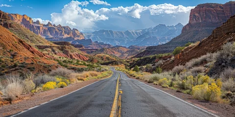 Poster scenic landscape of the arizona in USA © toomi123