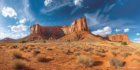 Crédence de cuisine en verre imprimé Arizona scenic landscape of the arizona in USA