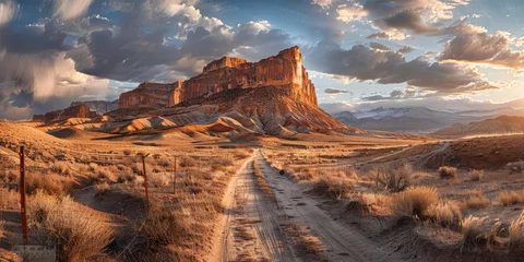 Poster scenic landscape of the arizona in USA © toomi123