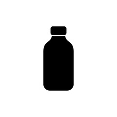 Bottle icon vector isolated on white background. Bottle vector icon