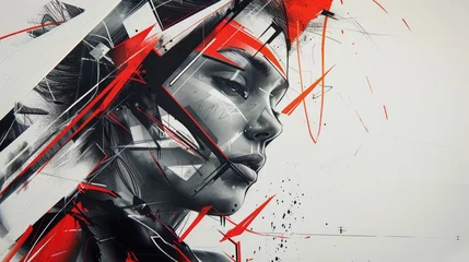 Fotobehang Graffiti, vibrant expression of urban culture, showcasing the creativity and artistic flair found in the colorful world of street art and spray paint masterpieces © Alla