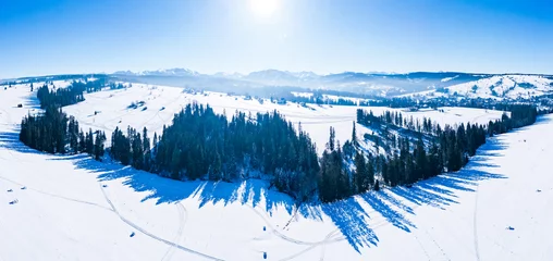 Photo sur Plexiglas Tatras View at Western Tatra Mountains at winter