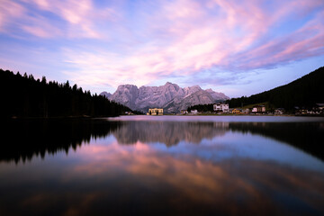 Lake Misurina Sunrise, Misurina, Dolomites, Italy