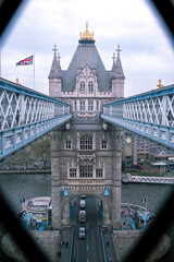 Obraz premium Tower Bridge View from Above, London, UK