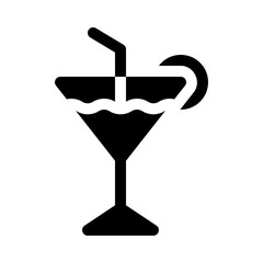 cocktail glyph icon