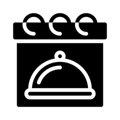 calendar glyph icon