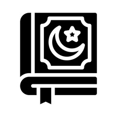 Quran glyph icon