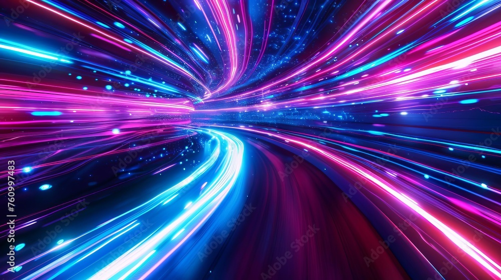 Aufkleber abstract digital background with high-speed global data transfer and ultra-fast broadband connection