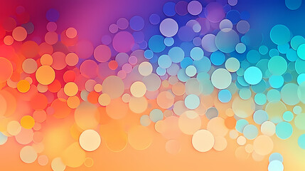 Soft rainbow colored bokeh background