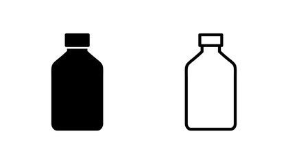 Bottle icon set. bottle vector icon
