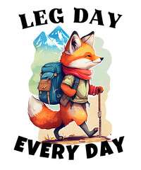 Leg Day, Every Day. hiking season