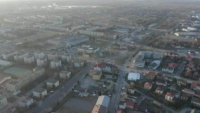 Beautiful Panorama Opoczno Aerial View Poland