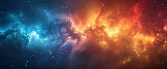 Fototapeta premium galaxy outer space colorful nebula star field background night sky cloud starry, Desktop Wallpaper Backgrounds, Background HD For Designer