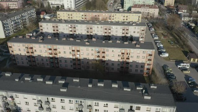 Beautiful Housing Estate Opoczno Aerial View Poland