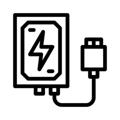 charger line icon