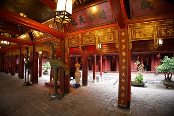 Fototapeta na wymiar temple of literature Hanoi Vietnam