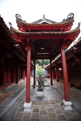 Obraz premium temple of literature Hanoi Vietnam