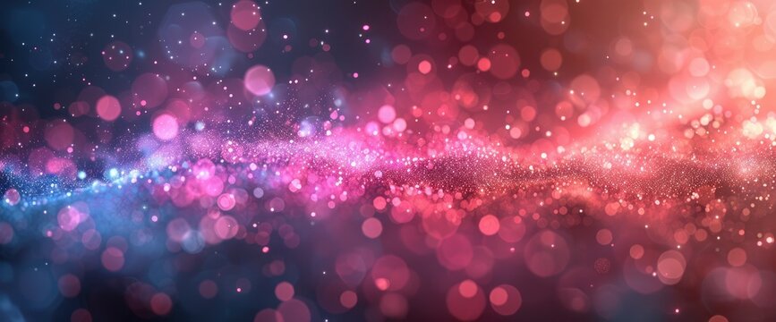 blue and pink light panoramic defocused blurred motion gradient abstract background, Desktop Wallpaper Backgrounds, Background HD For Designer