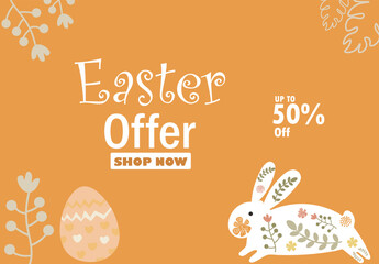 Social Media Networks Stories easter sale Banner Background, Mobile App, Poster, Flyer, Coupon,Smartphone Advertisement Template Story,Liquid Abstract Modern. editable template eps 10 vector