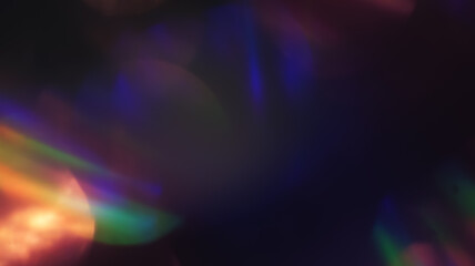 Colored Holographic Rainbow Flares - Mesmerizing Photo Overlay for Vibrant Designs