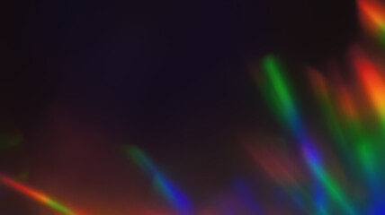 Colored Holographic Rainbow Flares - Mesmerizing Photo Overlay for Vibrant Designs