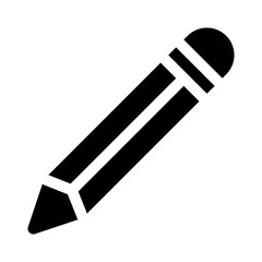 pencil glyph icon