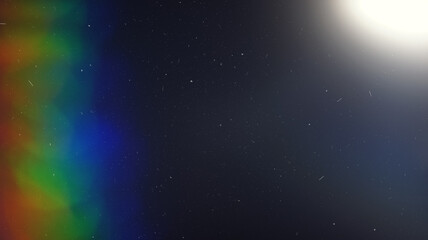 Dusted Holographic Rainbow Flares Overlay - Mesmerizing Texture with Vibrant Colors