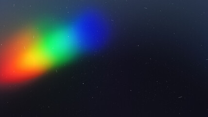 Fototapeta na wymiar Dusted Holographic Rainbow Flares Overlay - Mesmerizing Texture with Vibrant Colors