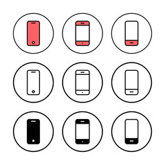 Phone icon vector illustration. Call sign and symbol. telephone symbol