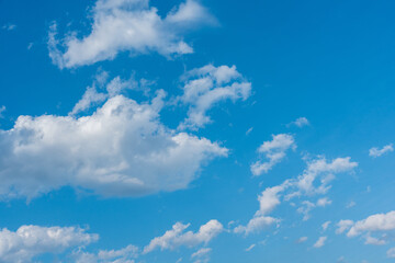Blue sky background. Sky cloud clear on sunny day