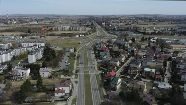 Beautiful Panorama Zamosc Aerial View Poland