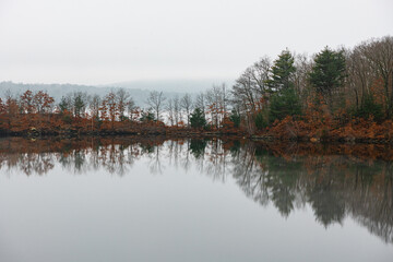 lake in autumn