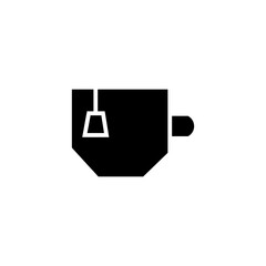 tea glyph icon