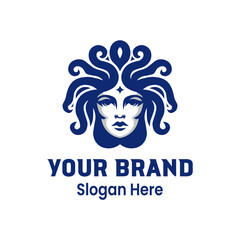 Medusa Logo. Creative Brand Logo