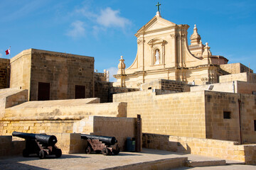 The Victoria Citadel on Gozo Island - Malta - obrazy, fototapety, plakaty