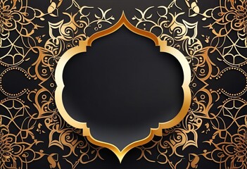 Black Brown and Golden Award Background. Elegant Celebration