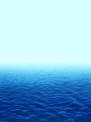 Sea and sky blue space background image